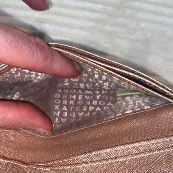 Kate Spade Metallic pink Wallet - Picture 7 of 10